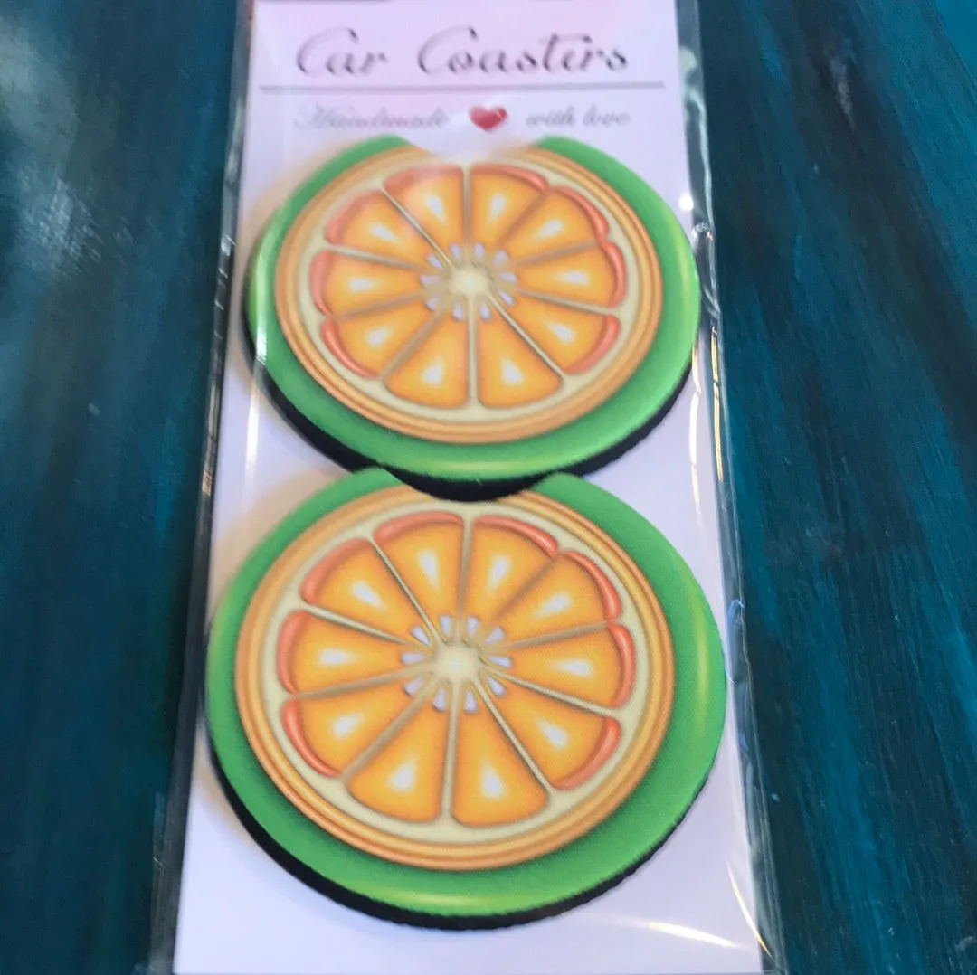 Assorted Style Custom Car Coaster Set