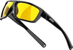 ATTCL Polarized Wrap Sunglasses For Men - Fishing Sports Glasses UV Protection