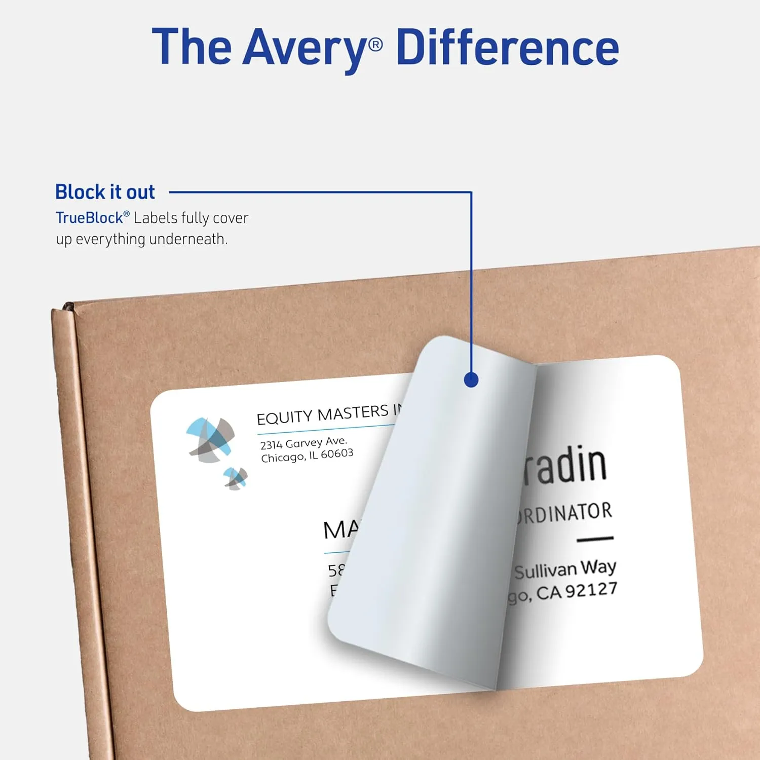 Avery Half-Sheet Printable Shipping Labels, 5.5" x 8.5" Customizable Stickers, White, 50 per Pack, 100 Blank Mailing Labels Total, Great for Mailing, Shipping, Organizing, and More (2-Pack of 8126)