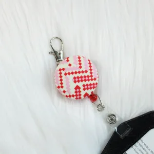 Aztec Red Retractable Badge Reel Only