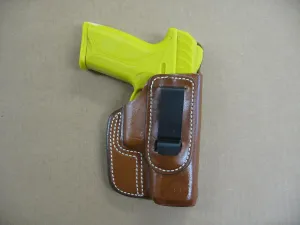 Azula IWB in The Waist Band Leather Concealed Carry Holster for Ruger Security 9 9mm Pistol CCW TAN RH