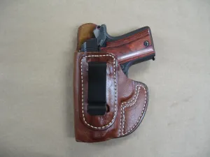 Azula IWB Molded Leather Concealed Carry Holster for Kimber Micro 380 CCW TAN LH