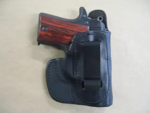 Azula IWB Molded Leather Inside Waistband Conceal Carry Holster for Kimber Micro 380 Black RH