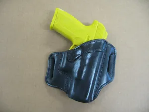 Azula OWB Leather 2 Slot Molded Pancake Belt Holster for Ruger Security 9 9mm CCW Black RH
