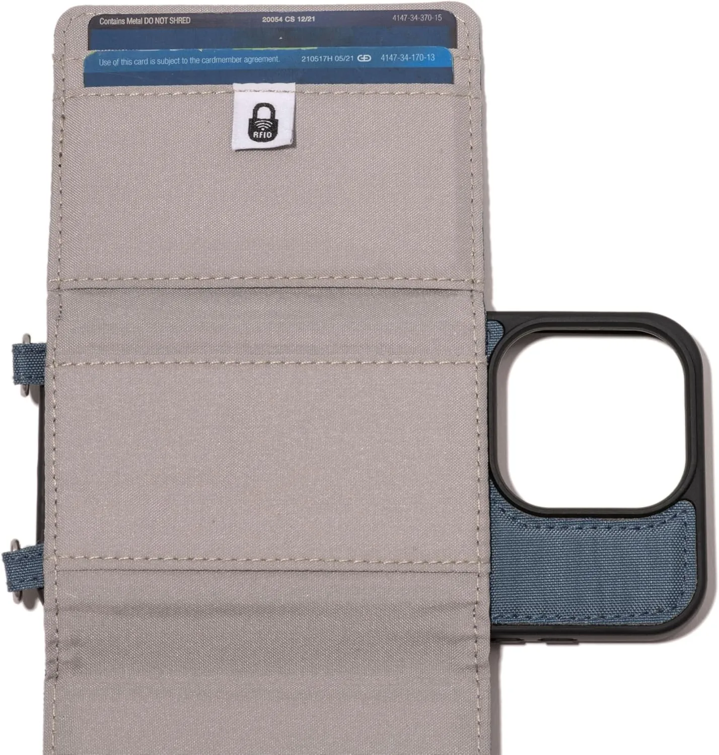 Baggallini On The Go iPhone Card Case Crossbody - Lightweight iPhone Case Designed for iPhone 13, iPhone 14, iPhone 15 and iPhone 15 Pro