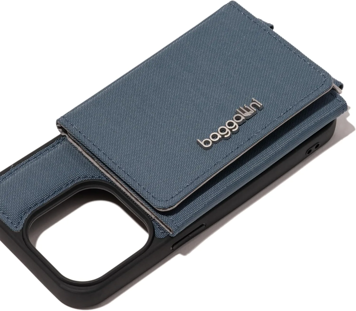 Baggallini On The Go iPhone Card Case Crossbody - Lightweight iPhone Case Designed for iPhone 13, iPhone 14, iPhone 15 and iPhone 15 Pro