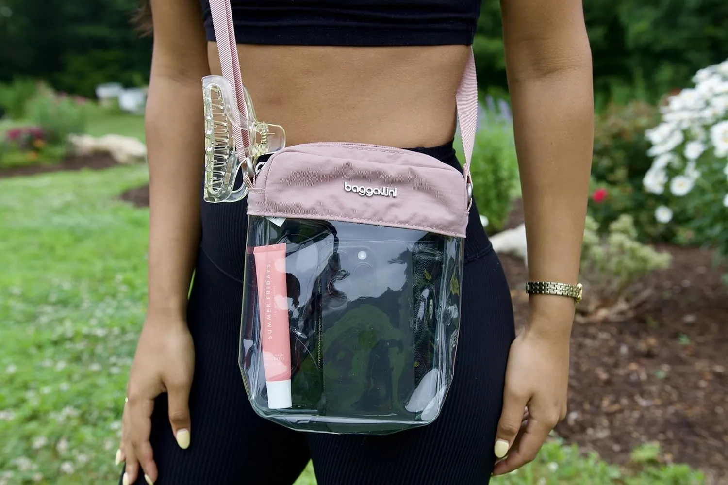 Baggallini Stadium Clear Bryant Crossbody