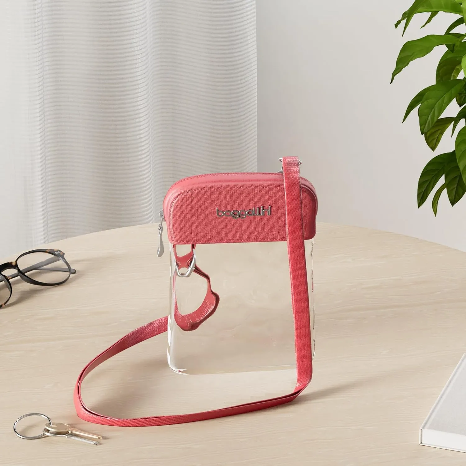 Baggallini Stadium Clear Bryant Crossbody