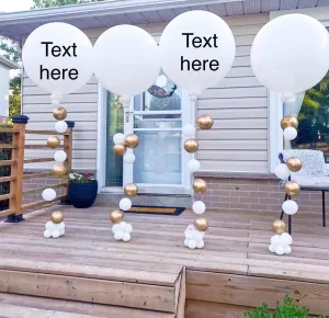 Balloon Fall Personalized - Customizable Stylish Event Balloons for Toronto