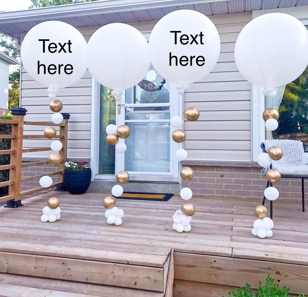 Balloon Fall Personalized - Customizable Stylish Event Balloons for Toronto