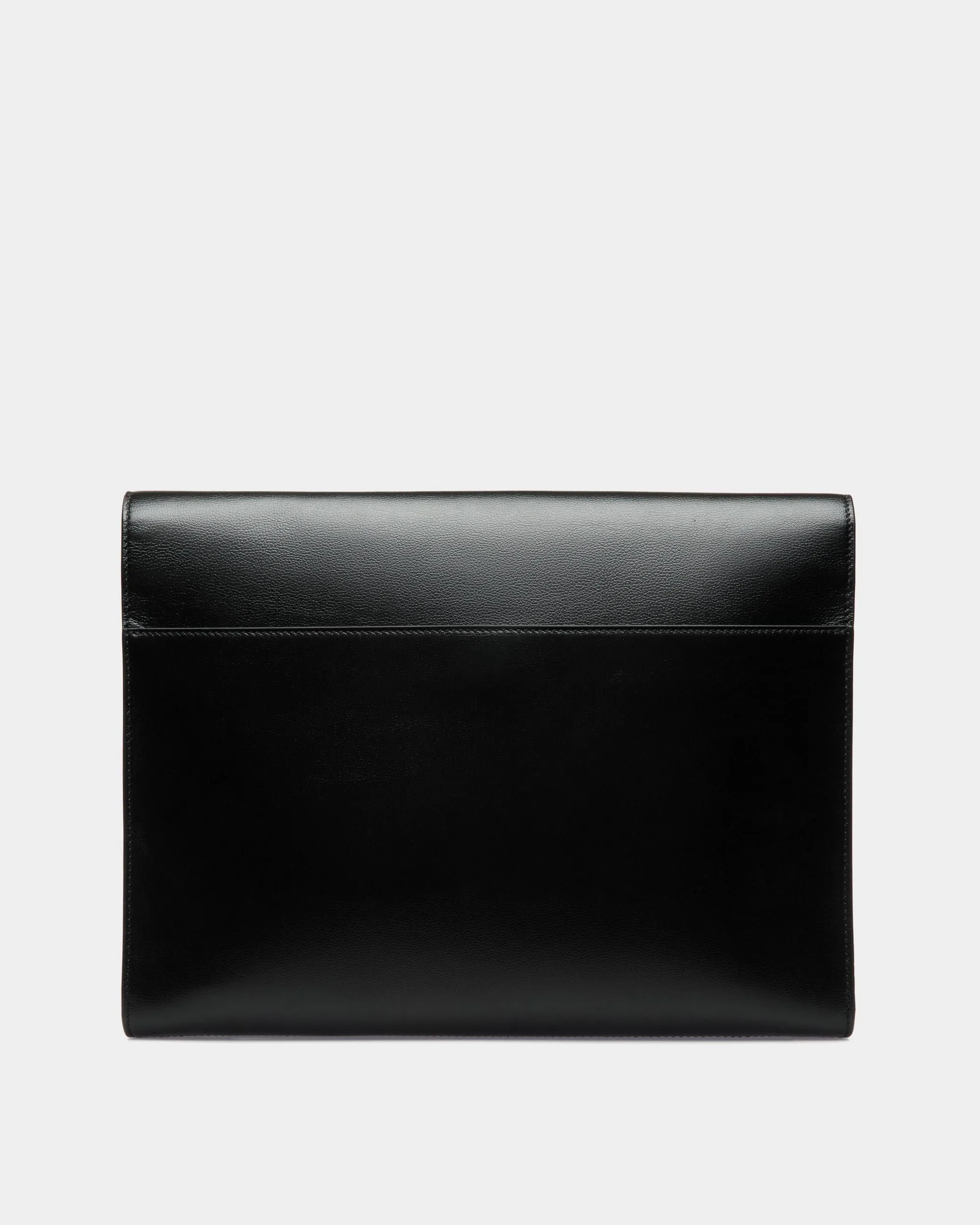 Banque Portfolio in Black Leather