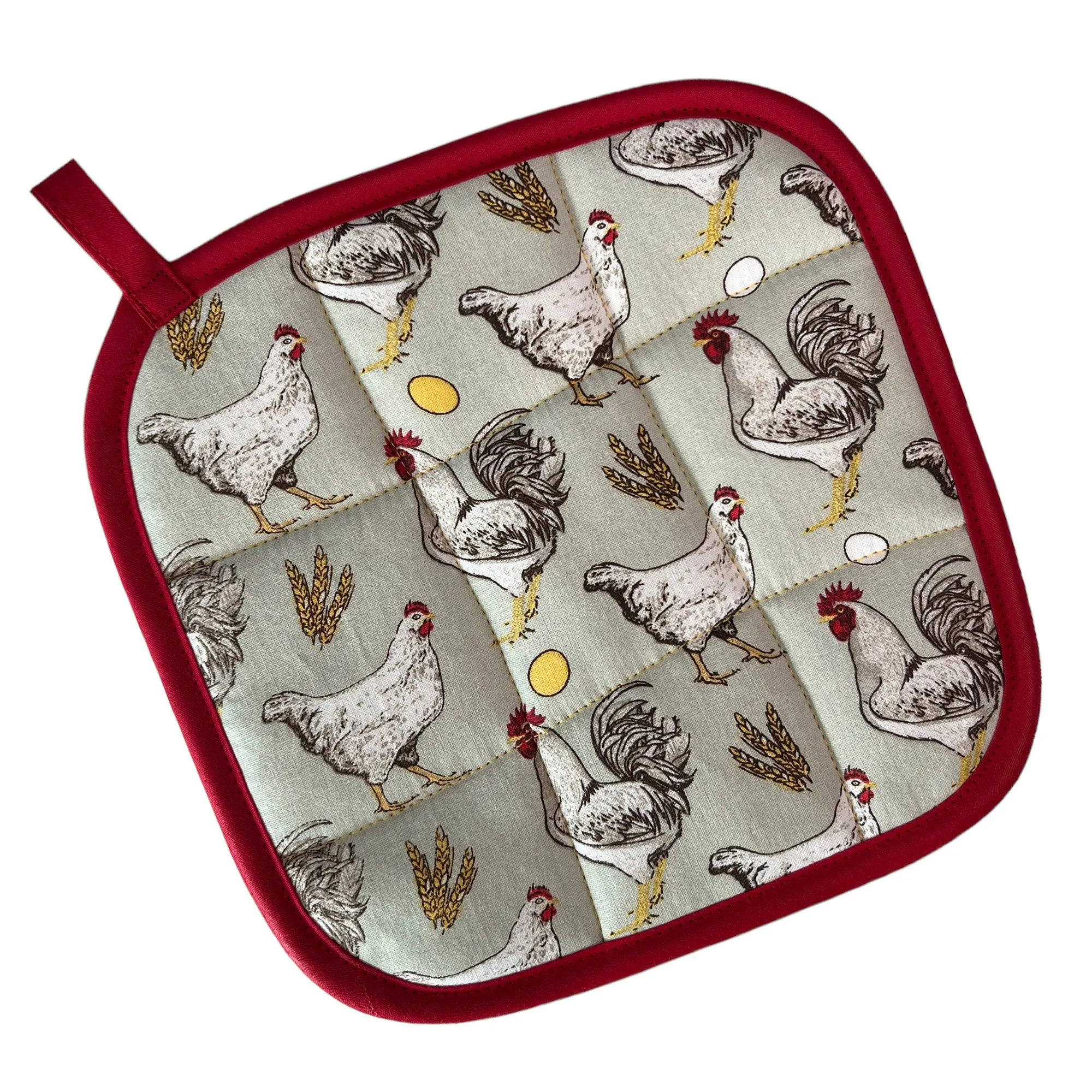 Barnyard Chickens Pot holder