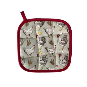 Barnyard Chickens Pot holder