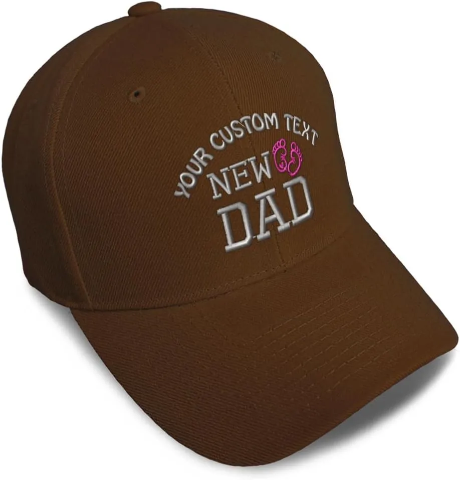 Baseball Caps for Men & Women Embroidered New Dad Girl Newborn Father Papa Ladies & Men Baseball Hats