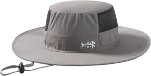 BASSDASH UPF 50  Fishing Sun Hat Water Resistant Unisex Wide Brim Bucket Boonie Hat for Hiking Camping Safari FH15