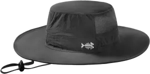 BASSDASH UPF 50  Fishing Sun Hat Water Resistant Unisex Wide Brim Bucket Boonie Hat for Hiking Camping Safari FH15