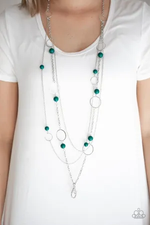 Beach Side Babe - GREEN Lanyard