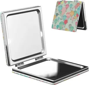 Beautiful Hot Air Balloons Women Mini Cosmetic Mirror Folding Portable Pocket Makeup Mirror