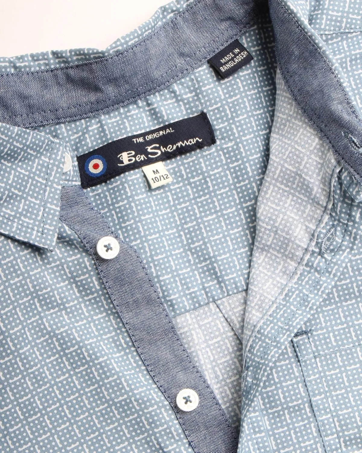 Ben Sherman Boys' Shirt - Casual Long Sleeve Button Down Collared Shirt (Size: 8-18)