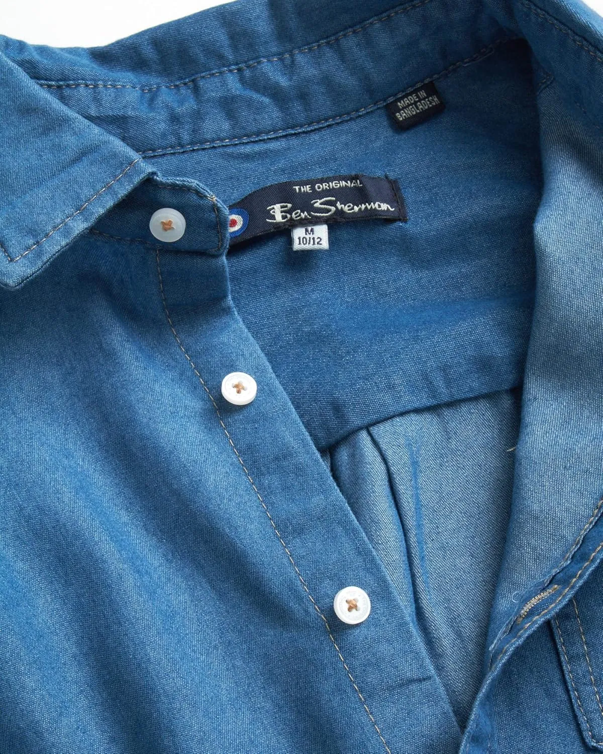 Ben Sherman Boys' Shirt - Casual Long Sleeve Button Down Collared Shirt (Size: 8-18)