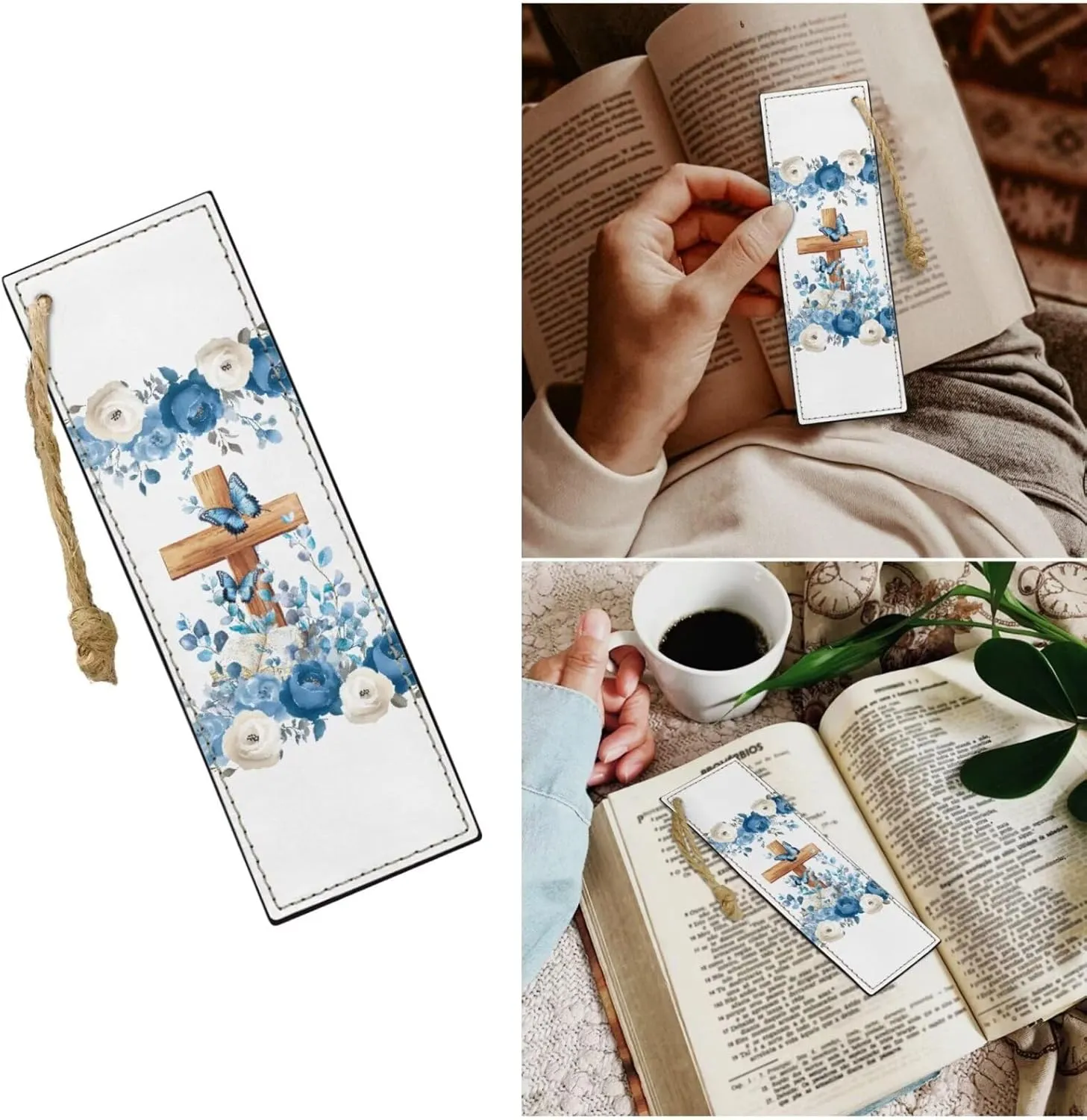 Bible Cover Case for Women Bible Bag With Bookmarks for Men Church Book Handbag for Girls Boys Study