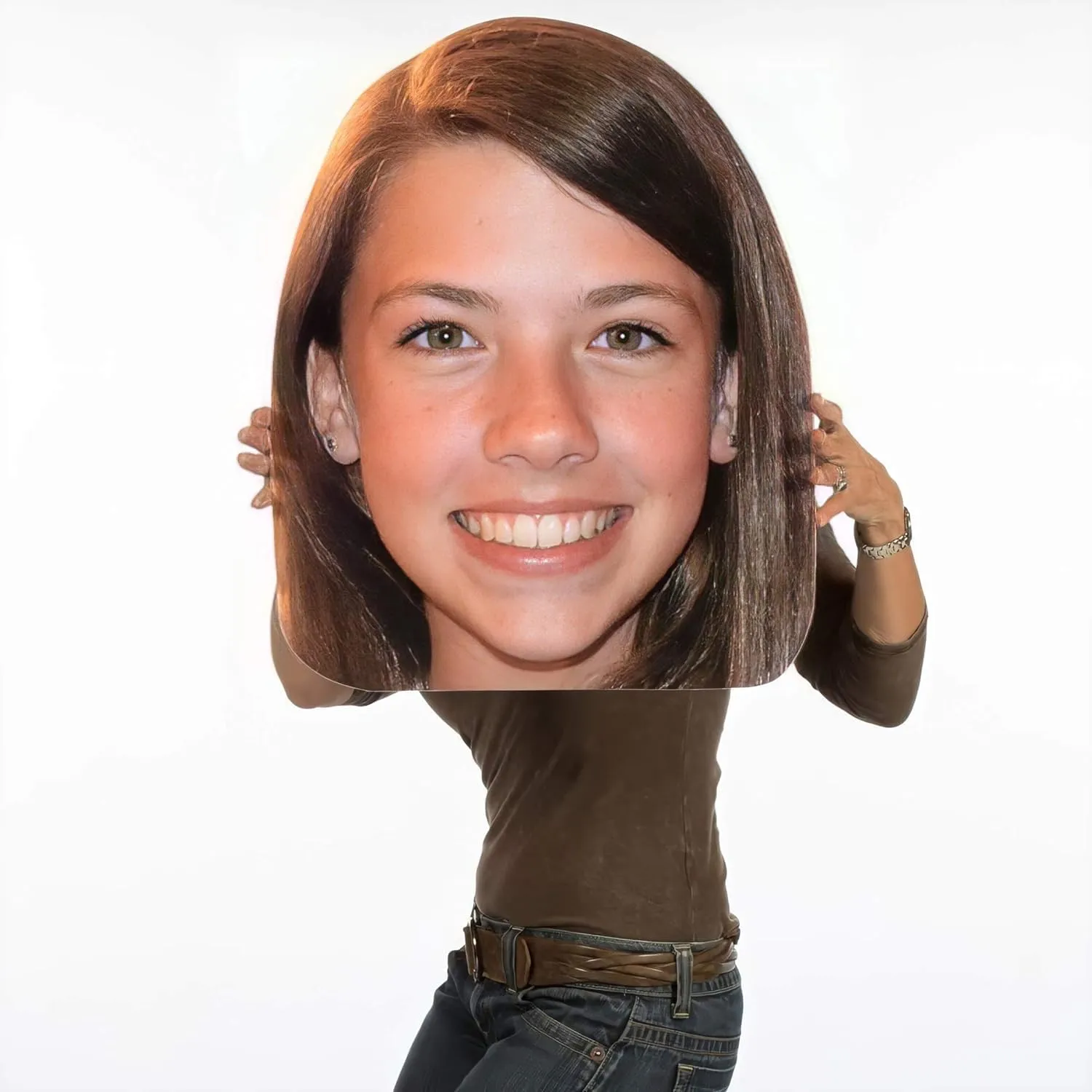 Big Head Cutout - Custom Made Vinyl Foamboard - Personalized Face Cutouts for Special Occasions - Big Cut Out Heads for Party Decor, Photo Props, Events & Celebrations (2ft., 24" x 16")