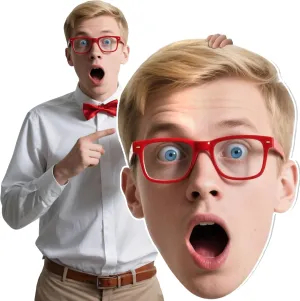 Big Head Cutout Up to 36” Tall, Custom Giant Fatheads Customize Fun Face Cardboard Signs for Graduation Birthday Party Decor