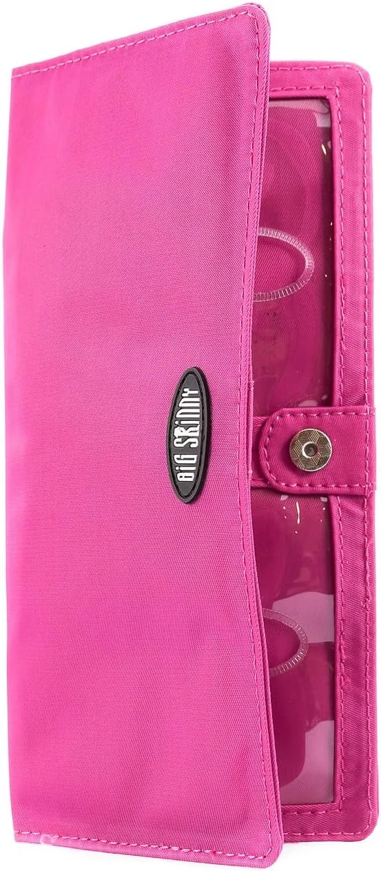 Big Skinny Women's Executive Bi-Fold Checkbook Slim Wallet, Holds Up to 40 Cards