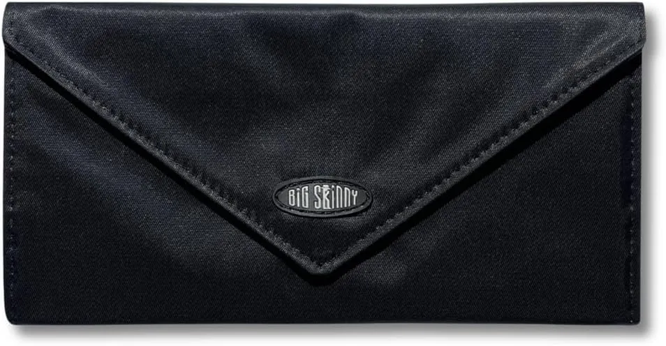 Big Skinny Women's Slimvelope Tri-Fold Checkbook Slim Wallet, Holds Up to 40 Cards