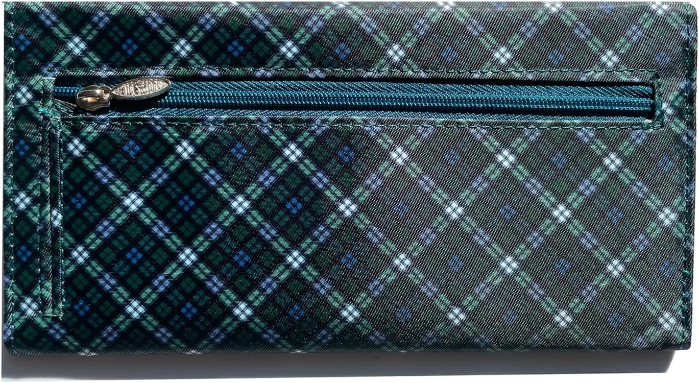 Big Skinny Women's Slimvelope Tri-Fold Checkbook Slim Wallet, Holds Up to 40 Cards
