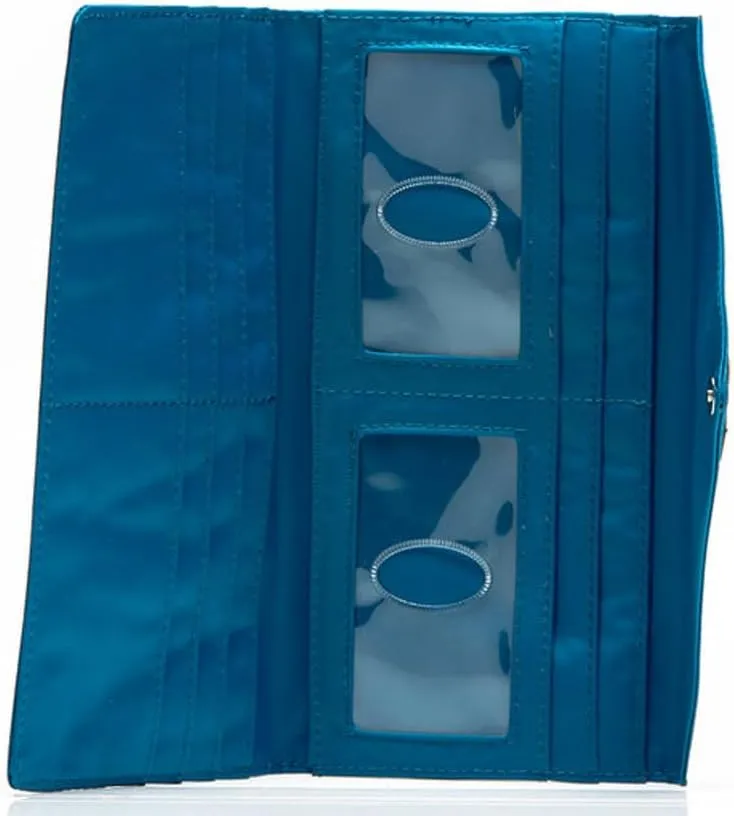 Big Skinny Women's Slimvelope Tri-Fold Checkbook Slim Wallet, Holds Up to 40 Cards