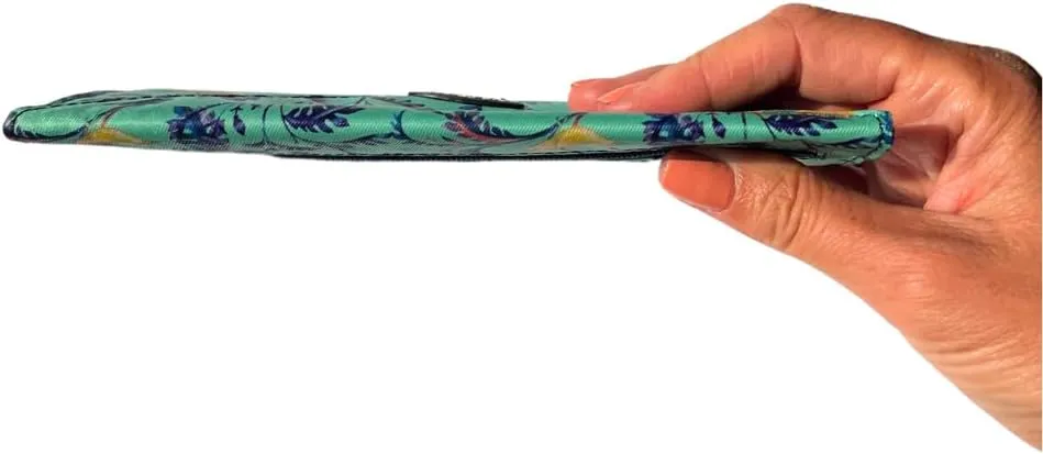 Big Skinny Women's Slimvelope Tri-Fold Checkbook Slim Wallet, Holds Up to 40 Cards