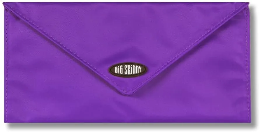Big Skinny Women's Slimvelope Tri-Fold Checkbook Slim Wallet, Holds Up to 40 Cards