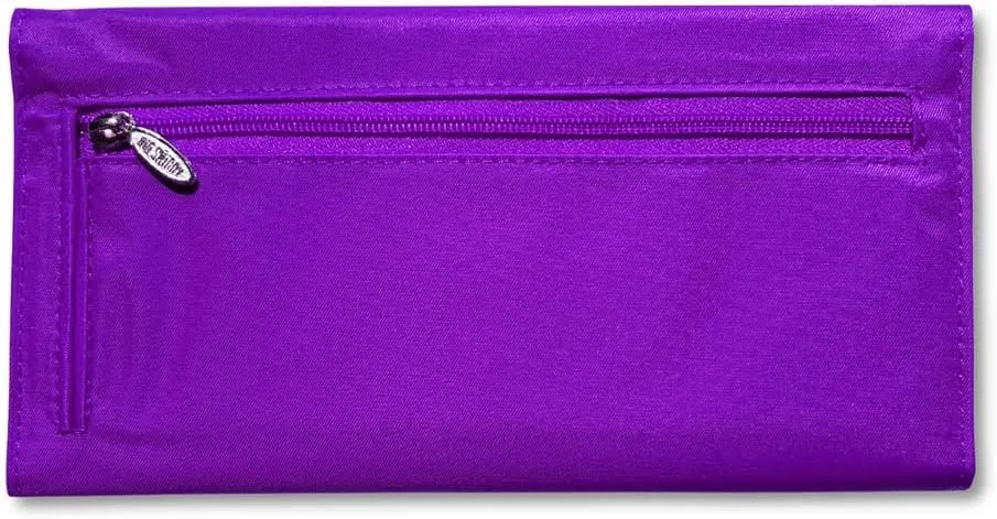 Big Skinny Women's Slimvelope Tri-Fold Checkbook Slim Wallet, Holds Up to 40 Cards