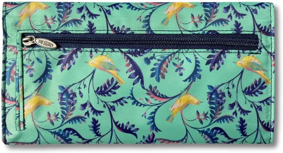 Big Skinny Women's Slimvelope Tri-Fold Checkbook Slim Wallet, Holds Up to 40 Cards
