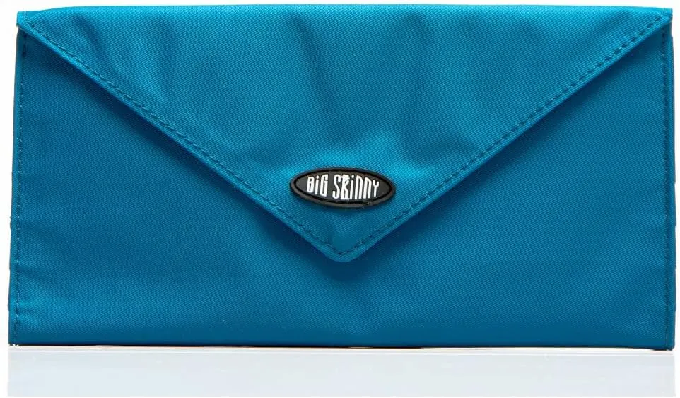 Big Skinny Women's Slimvelope Tri-Fold Checkbook Slim Wallet, Holds Up to 40 Cards