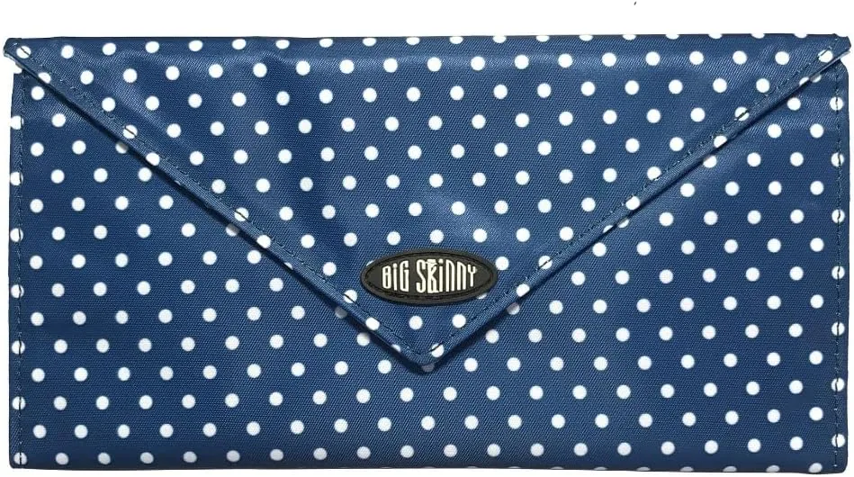 Big Skinny Women's Slimvelope Tri-Fold Checkbook Slim Wallet, Holds Up to 40 Cards