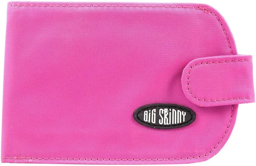 Big Skinny Women's Taxicat Bi-Fold Slim Wallet, Holds Up to 25 Cards