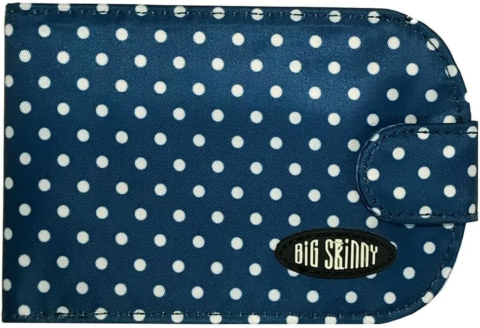 Big Skinny Women's Taxicat Bi-Fold Slim Wallet, Holds Up to 25 Cards