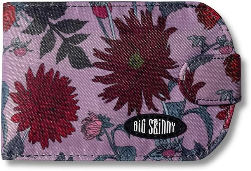 Big Skinny Women's Taxicat Bi-Fold Slim Wallet, Holds Up to 25 Cards