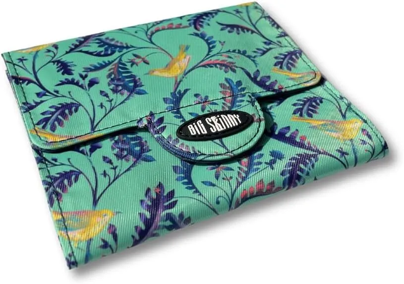 Big Skinny Women's Trixie Tri-Fold Slim Wallet, Holds Up to 30 Cards