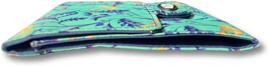 Big Skinny Women's Trixie Tri-Fold Slim Wallet, Holds Up to 30 Cards