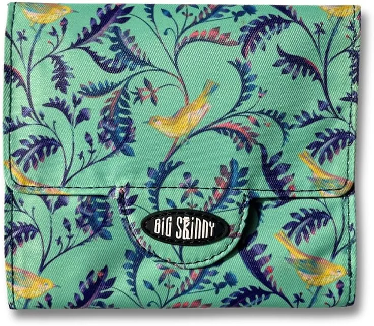 Big Skinny Women's Trixie Tri-Fold Slim Wallet, Holds Up to 30 Cards
