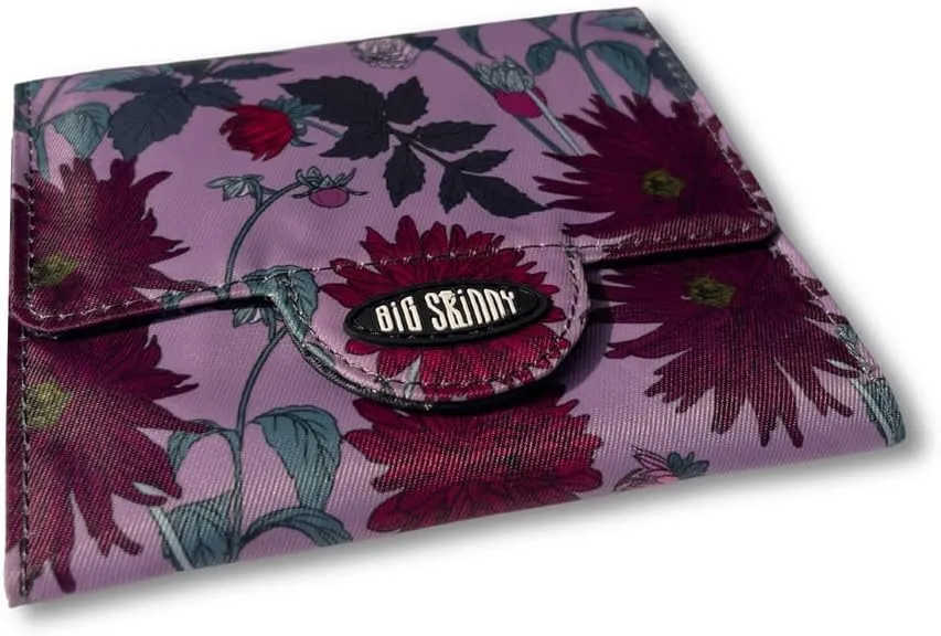 Big Skinny Women's Trixie Tri-Fold Slim Wallet, Holds Up to 30 Cards