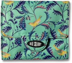 Big Skinny Women's Trixie Tri-Fold Slim Wallet, Holds Up to 30 Cards