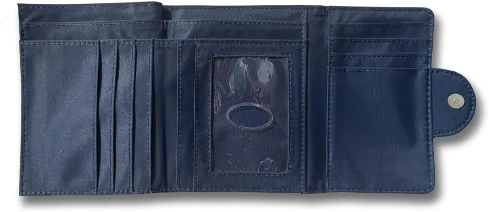 Big Skinny Women's Trixie Tri-Fold Slim Wallet, Holds Up to 30 Cards