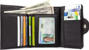 Big Skinny Women's Trixie Tri-Fold Slim Wallet, Holds Up to 30 Cards