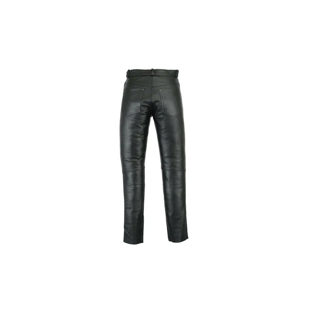 Biker Jeans  Leather Pants trousers