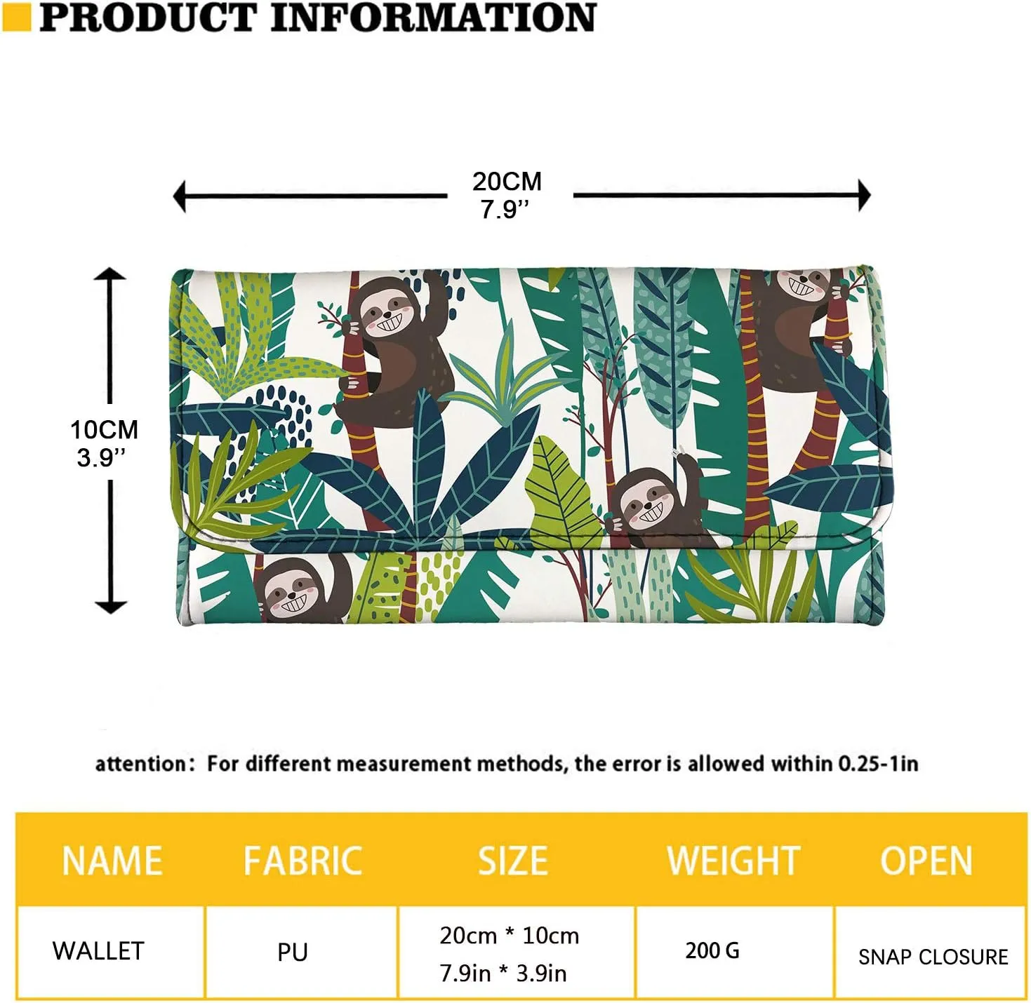 Binienty Fruit Theme Avocado Wallet for Women,PU Leather Card Holder Organizer Trifold Purse for Travel