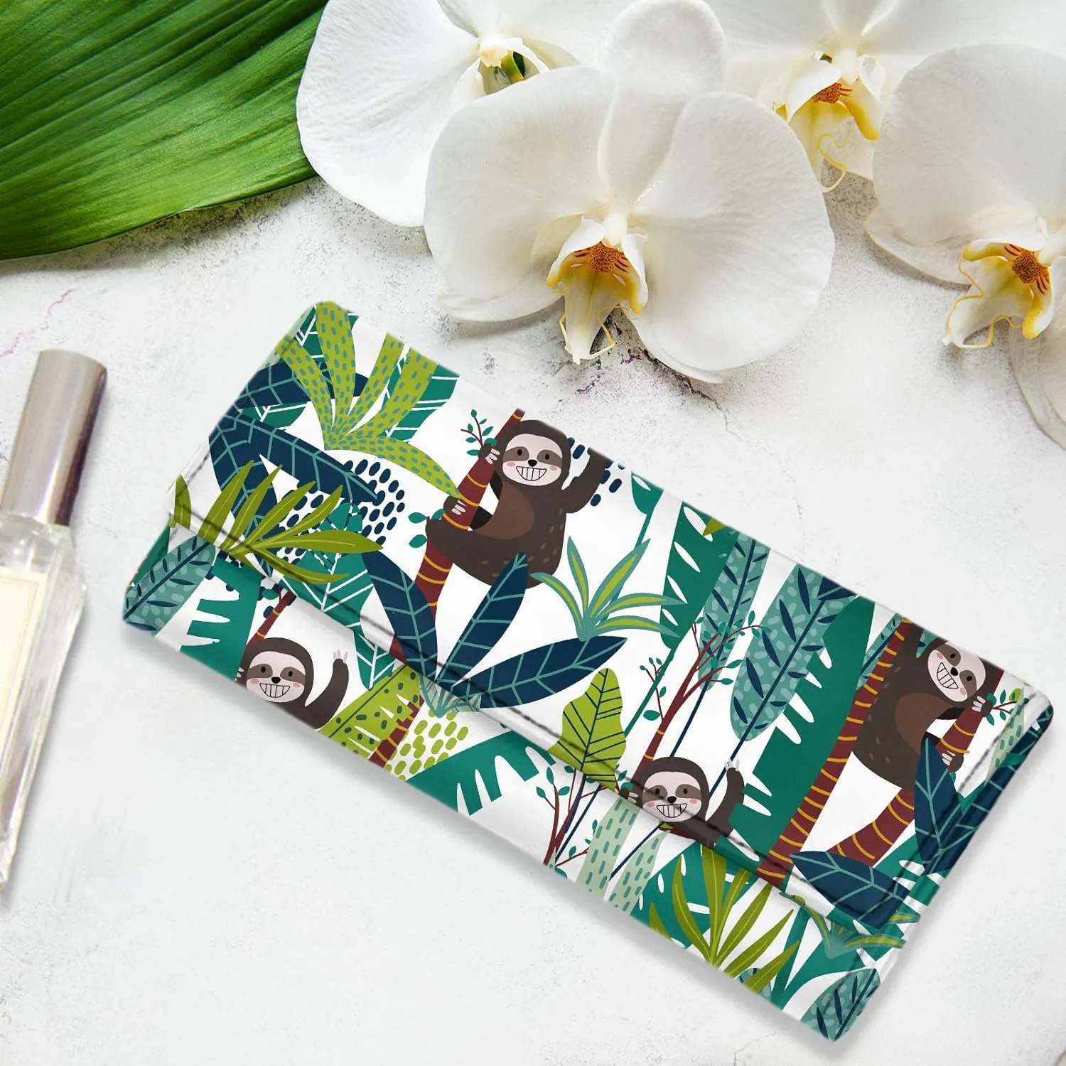 Binienty Fruit Theme Avocado Wallet for Women,PU Leather Card Holder Organizer Trifold Purse for Travel